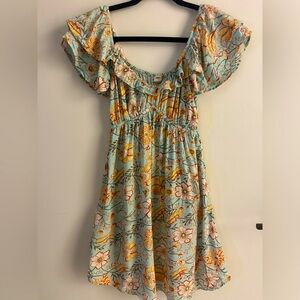 Colorful floral dress